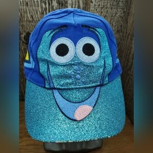 Disney Pixar Finding Dory Youth Kid’s  Size Sparkling Glitter Hat Cap One Size